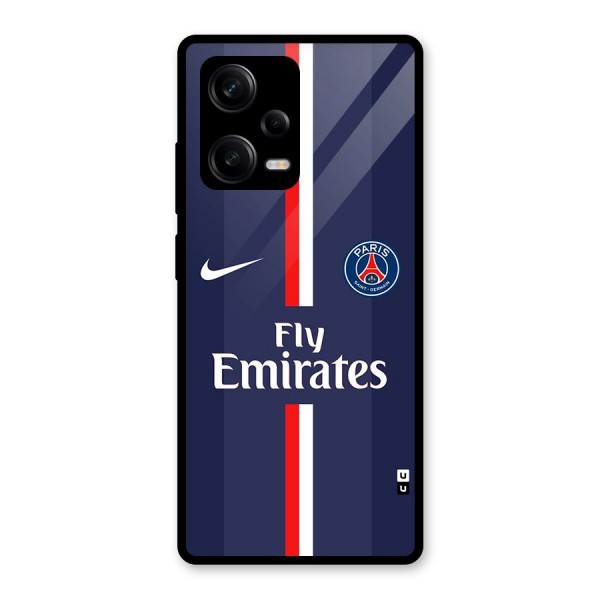 Saint Paris Jersey Glass Back Case for Redmi Note 12 Pro
