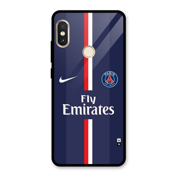Saint Paris Jersey Glass Back Case for Redmi Note 5 Pro