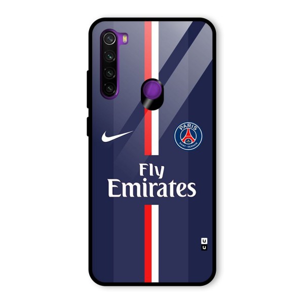 Saint Paris Jersey Glass Back Case for Redmi Note 8