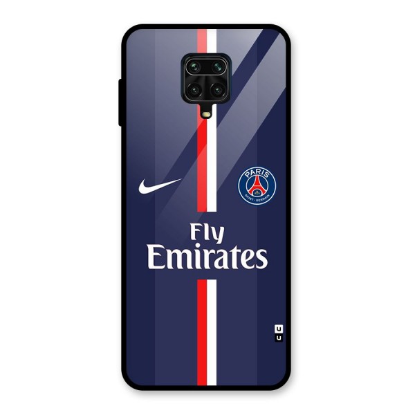 Saint Paris Jersey Glass Back Case for Redmi Note 9 Pro Max
