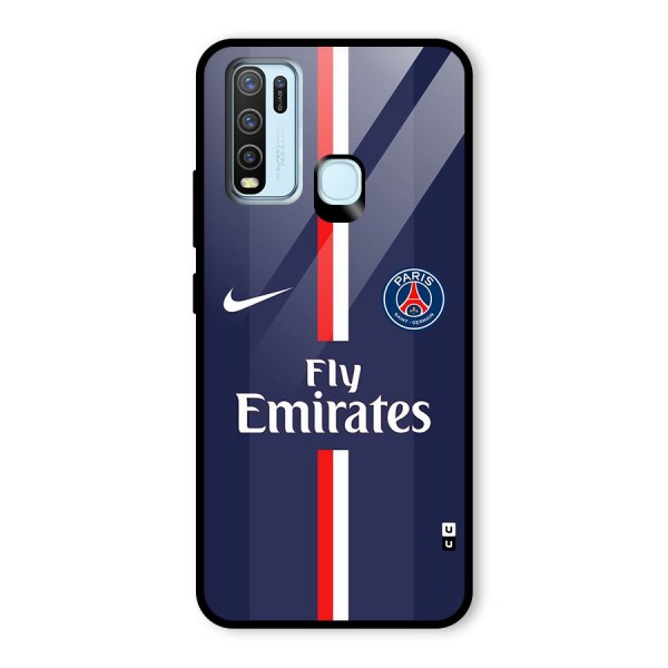 Saint Paris Jersey Glass Back Case for Vivo Y30