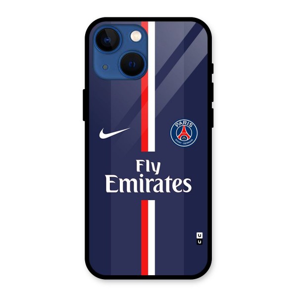 Saint Paris Jersey Glass Back Case for iPhone 13 Mini