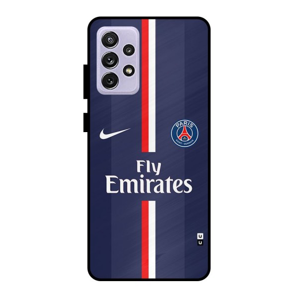 Saint Paris Jersey Metal Back Case for Galaxy A72