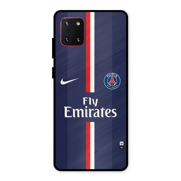Saint Paris Jersey Metal Back Case for Galaxy Note 10 Lite