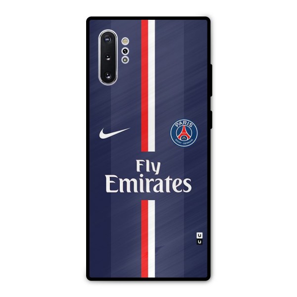 Saint Paris Jersey Metal Back Case for Galaxy Note 10 Plus