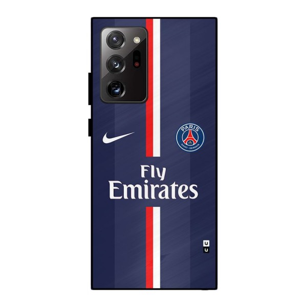 Saint Paris Jersey Metal Back Case for Galaxy Note 20 Ultra