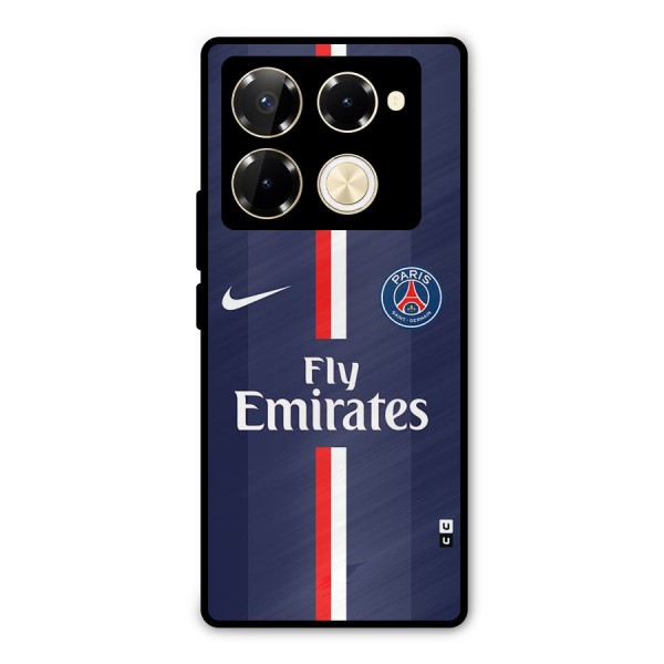 Saint Paris Jersey Metal Back Case for Infinix Note 40 Pro Plus