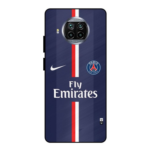 Saint Paris Jersey Metal Back Case for Mi 10i