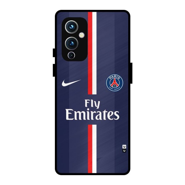 Saint Paris Jersey Metal Back Case for OnePlus 9