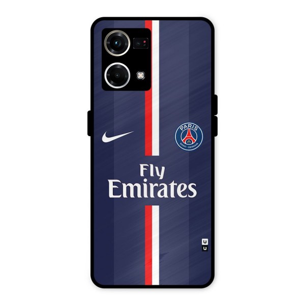 Saint Paris Jersey Metal Back Case for Oppo F21s Pro 4G
