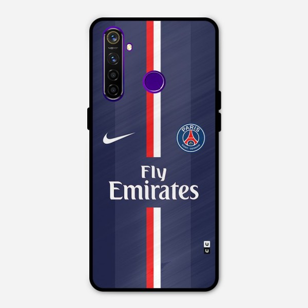 Saint Paris Jersey Metal Back Case for Realme 5 Pro