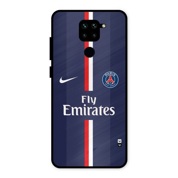 Saint Paris Jersey Metal Back Case for Redmi Note 9