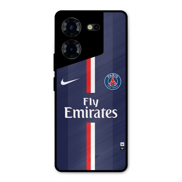 Saint Paris Jersey Metal Back Case for Tecno Pova 5 Pro 5G