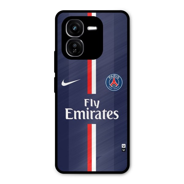 Saint Paris Jersey Metal Back Case for iQOO Z9x