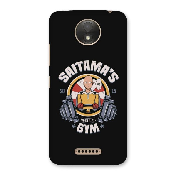 Saitama Gym Back Case for Moto C Plus