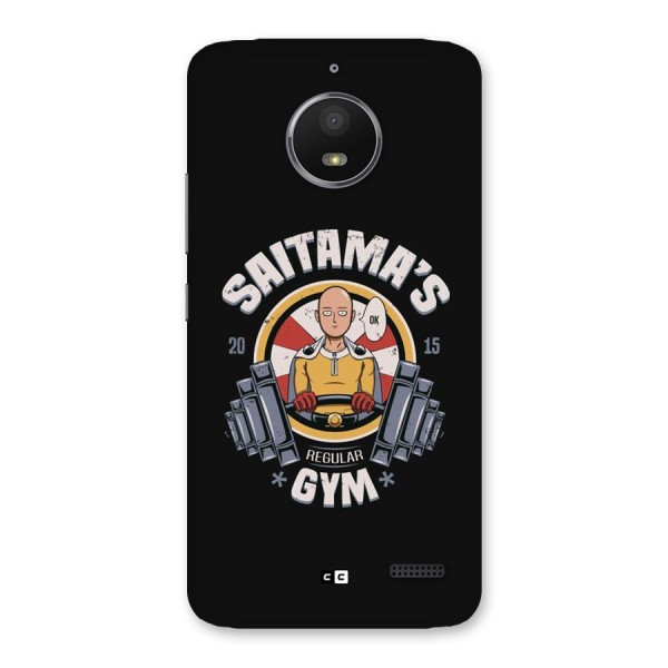 Saitama Gym Back Case for Moto E4