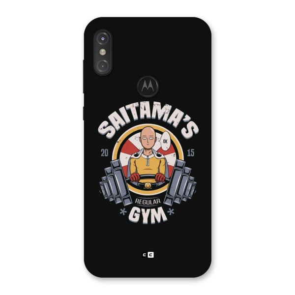 Saitama Gym Back Case for Motorola One Power