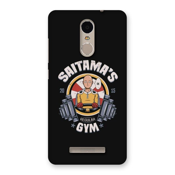 Saitama Gym Back Case for Redmi Note 3