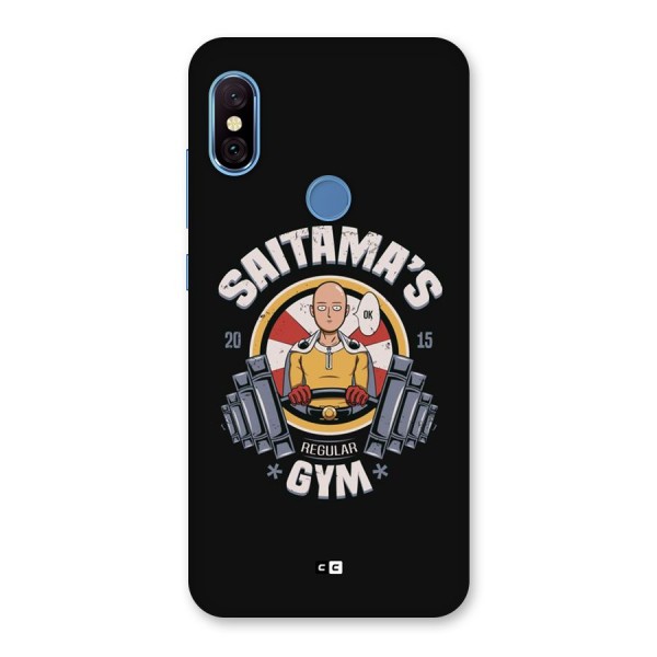 Saitama Gym Back Case for Redmi Note 6 Pro