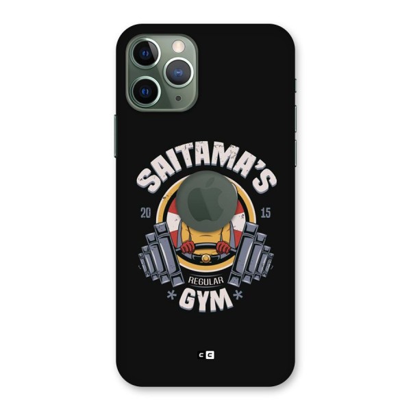 Saitama Gym Back Case for iPhone 11 Pro Logo Cut