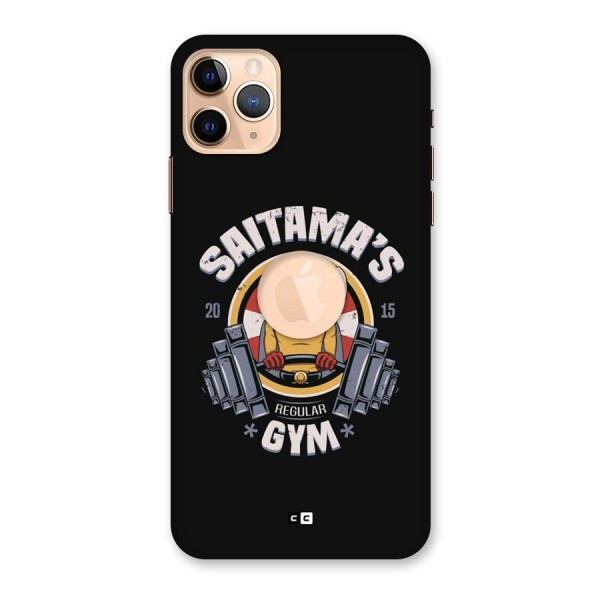 Saitama Gym Back Case for iPhone 11 Pro Max Logo Cut