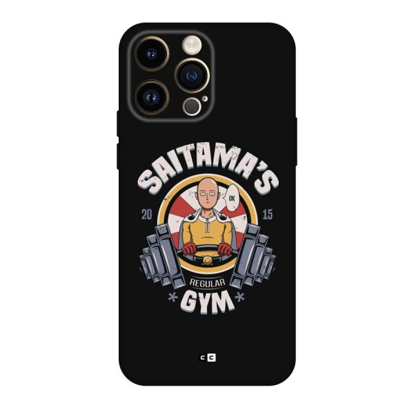 Saitama Gym Back Case for iPhone 14 Pro Max