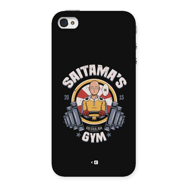 Saitama Gym Back Case for iPhone 4 4s