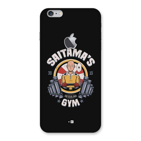 Saitama Gym Back Case for iPhone 6 Plus 6S Plus Logo Cut