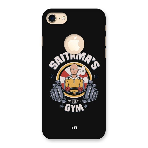 Saitama Gym Back Case for iPhone 8 Logo Cut