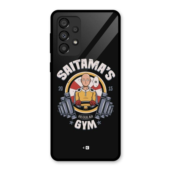 Saitama Gym Glass Back Case for Galaxy A33 5G