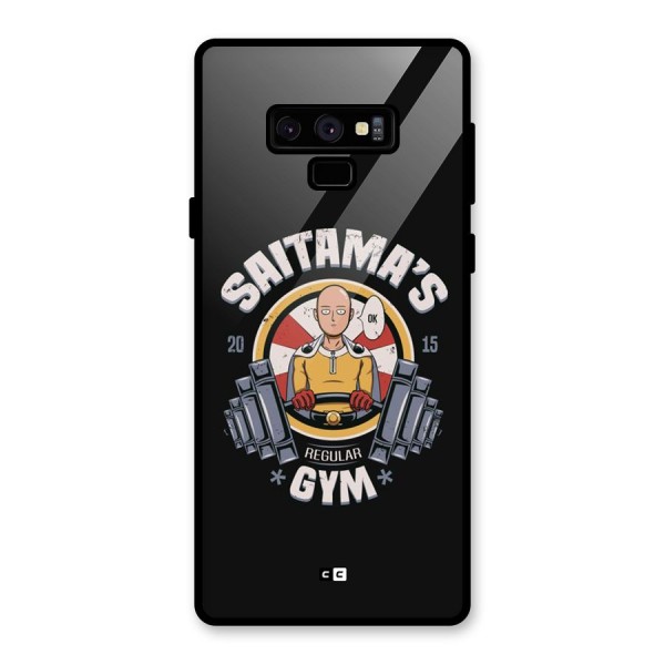 Saitama Gym Glass Back Case for Galaxy Note 9