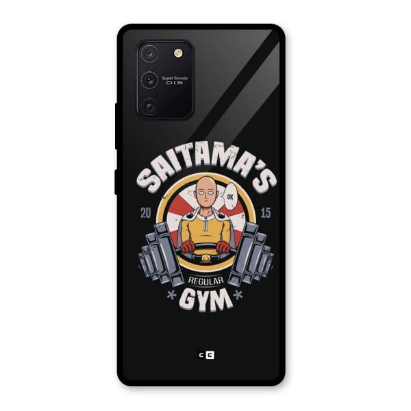 Saitama Gym Glass Back Case for Galaxy S10 Lite