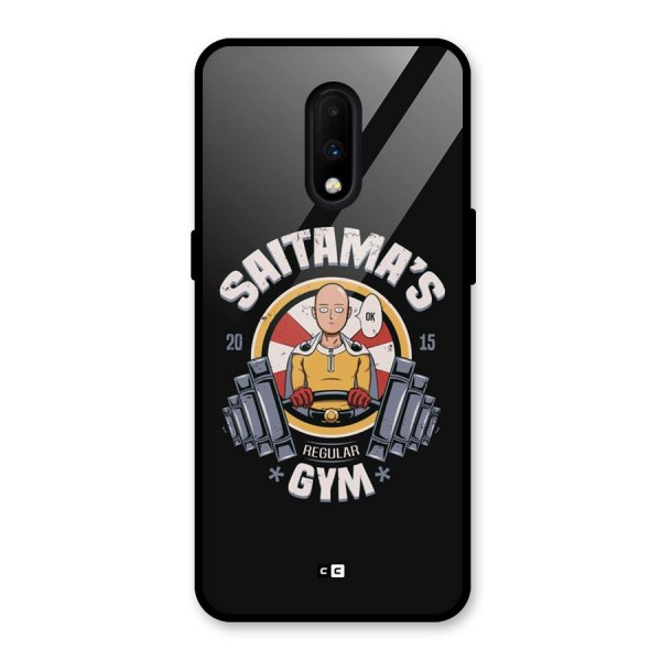Saitama Gym Glass Back Case for OnePlus 7