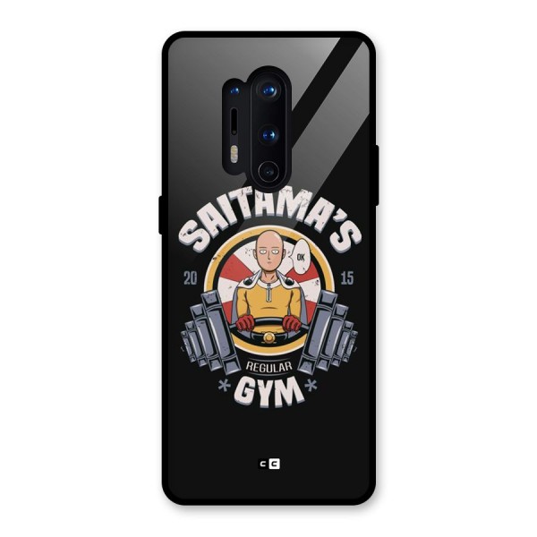 Saitama Gym Glass Back Case for OnePlus 8 Pro