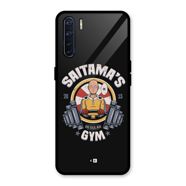 Saitama Gym Glass Back Case for Oppo F15