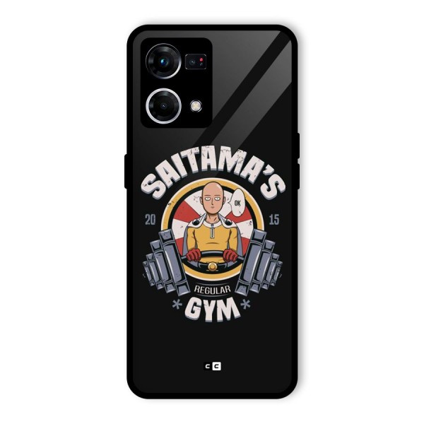 Saitama Gym Glass Back Case for Oppo F21 Pro 4G