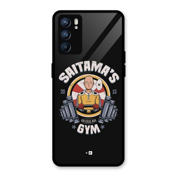 Saitama Gym Glass Back Case for Oppo Reno6 5G