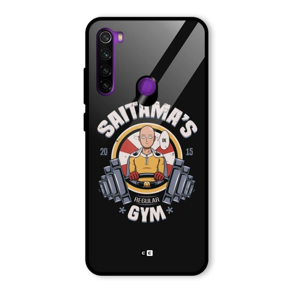 Saitama Gym Glass Back Case for Redmi Note 8