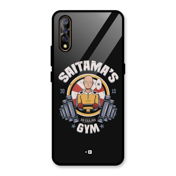 Saitama Gym Glass Back Case for Vivo S1