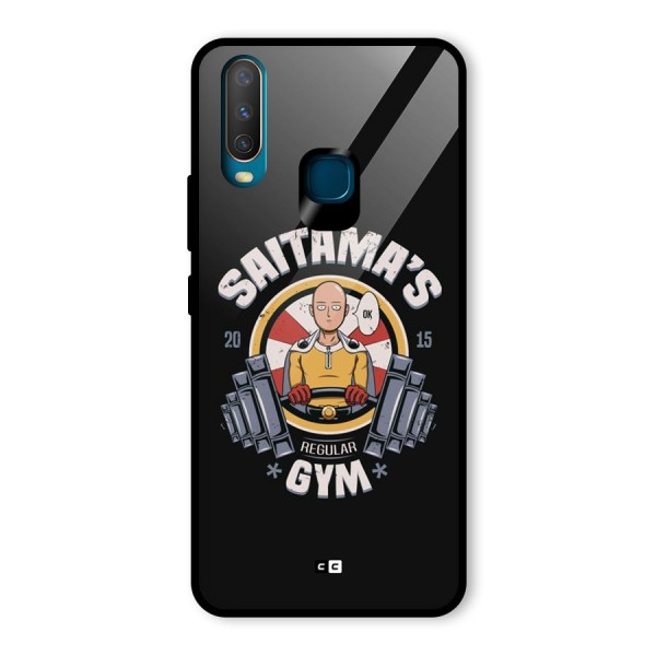 Saitama Gym Glass Back Case for Vivo Y12