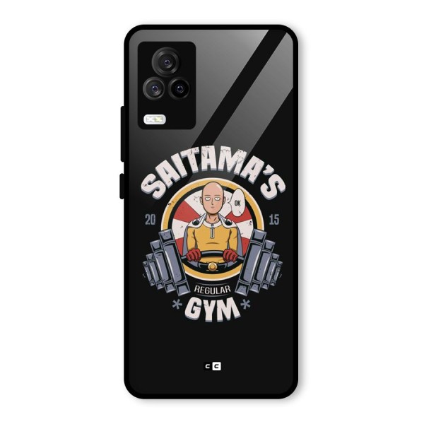 Saitama Gym Glass Back Case for Vivo iQOO 7 Legend 5G