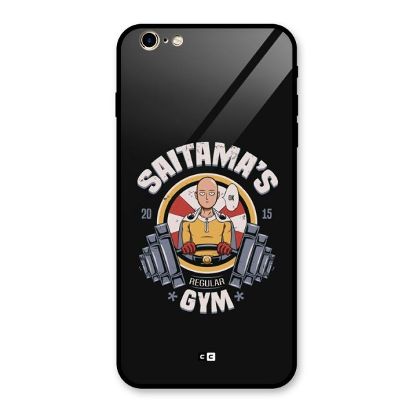 Saitama Gym Glass Back Case for iPhone 6 Plus 6S Plus
