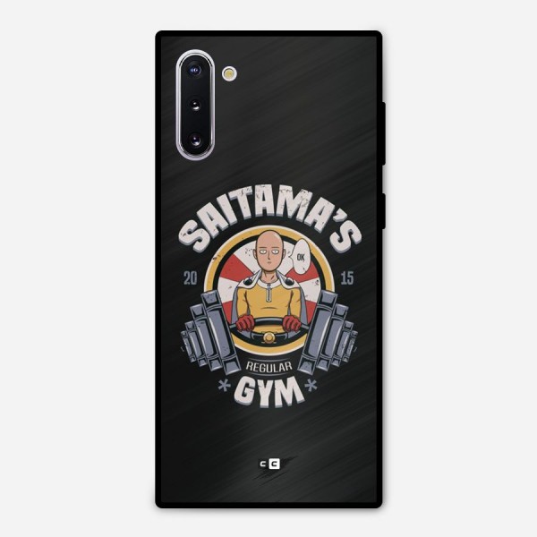 Saitama Gym Metal Back Case for Galaxy Note 10