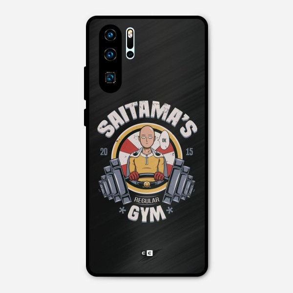 Saitama Gym Metal Back Case for Huawei P30 Pro