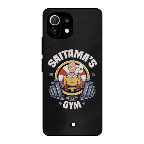 Saitama Gym Metal Back Case for Mi 11 Lite