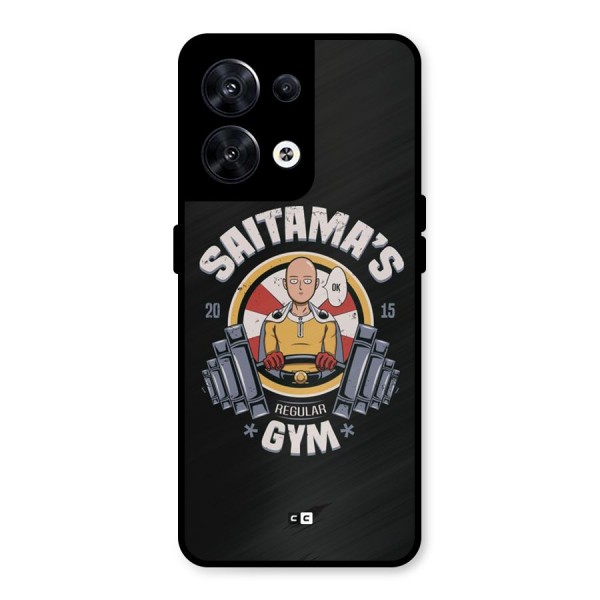Saitama Gym Metal Back Case for Oppo Reno8 5G