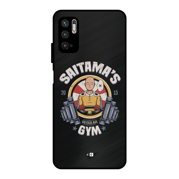 Saitama Gym Metal Back Case for Poco M3 Pro 5G