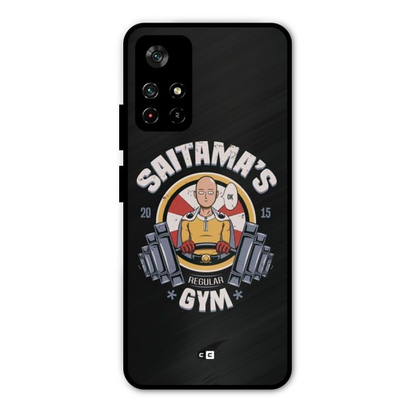 Saitama Gym Metal Back Case for Poco M4 Pro 5G