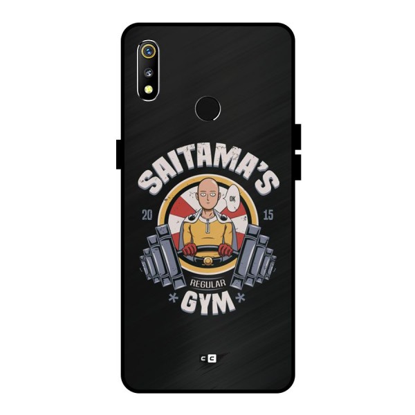 Saitama Gym Metal Back Case for Realme 3