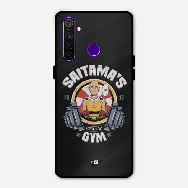 Saitama Gym Metal Back Case for Realme 5 Pro